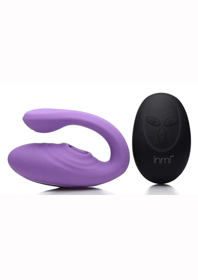 Inmi 7x Pulse Pro Pulsing Silicone Rechargeable Clit Stim Vibe with Remote Control Inmi Female Sex Toys Inmi 7x Pulse Pro Pulsing Silicone Rechargeable Clit Stim Vibe with Remote Control Inmi Female Sex Toys