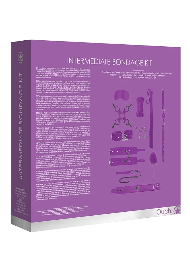 Intermediate Bondage Kit Purple Shots America Couples