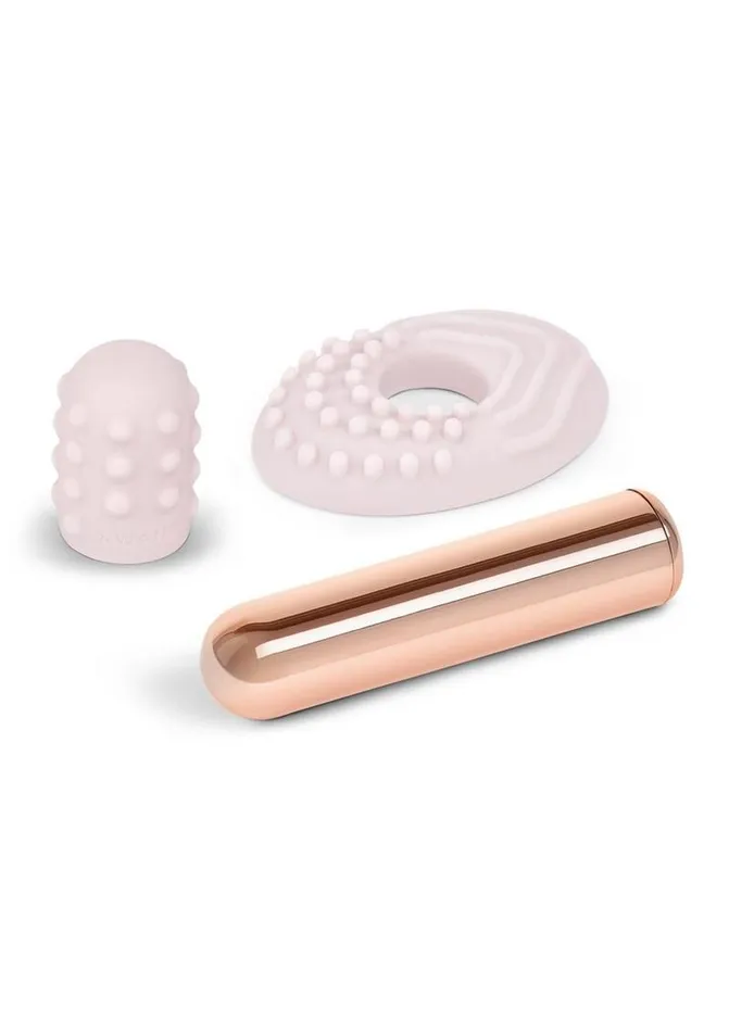 Le Wand Le Wand Bullet Rechargeable Vibrator with Textured Silicone Sleeve and Ring Female Sex Toys Le Wand Le Wand Bullet Rechargeable Vibrator with Textured Silicone Sleeve and Ring Female Sex Toys