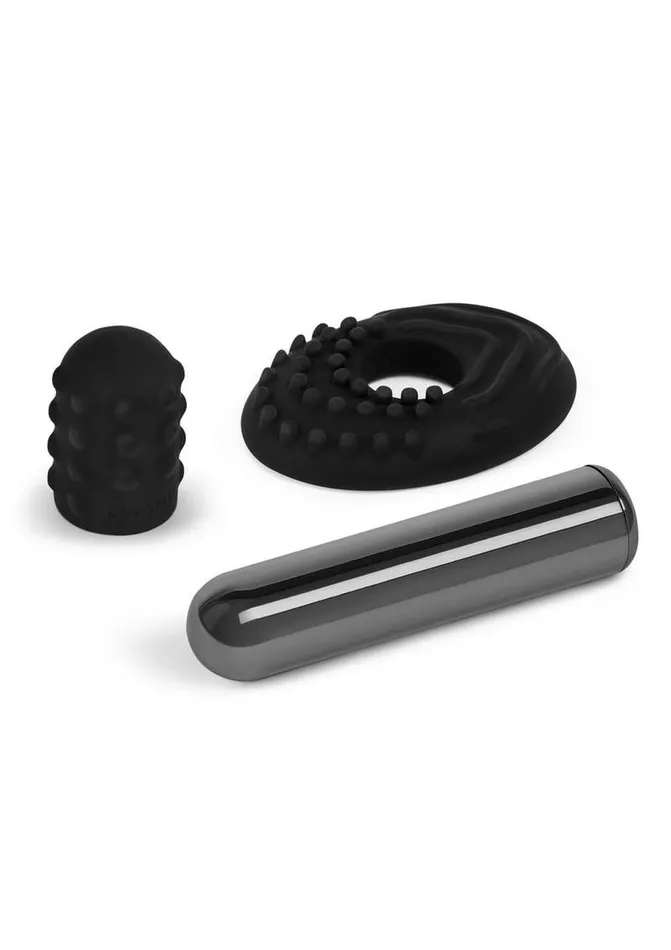 Le Wand Le Wand Bullet Rechargeable Vibrator with Textured Silicone Sleeve and Ring Female Sex Toys Le Wand Le Wand Bullet Rechargeable Vibrator with Textured Silicone Sleeve and Ring Female Sex Toys