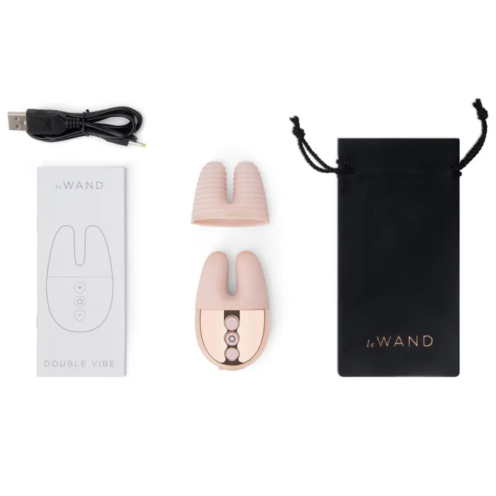 Le Wand Le Wand Chrome Double Vibe Rose Gold Vibrators