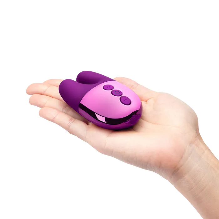 Le Wand Vibrators Le Wand Chrome Double Vibe Dark Cherry