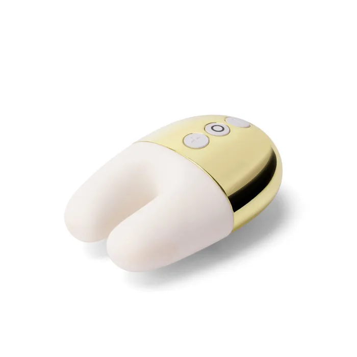Le Wand Vibrators Le Wand Chrome Double Vibe WhiteGold