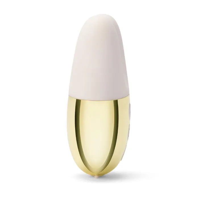 Le Wand Vibrators Le Wand Chrome Double Vibe WhiteGold