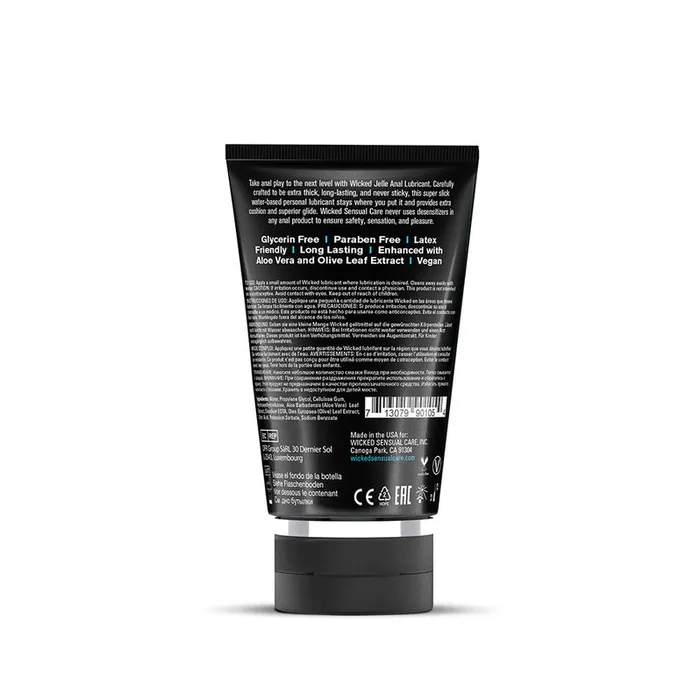 Lubricants Wicked Sensual Care Jelle Based Anal Lubricant 4 oz Wicked Sensual Care