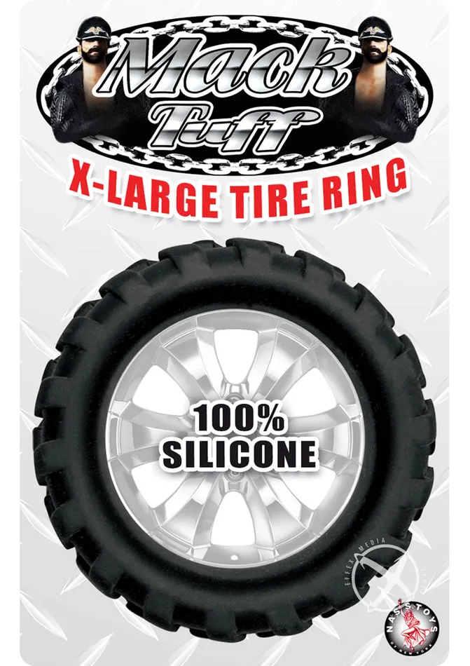 Mack Tuff X Large Tire Silicone Cock Ring Mack Tuff Male Sex Toys