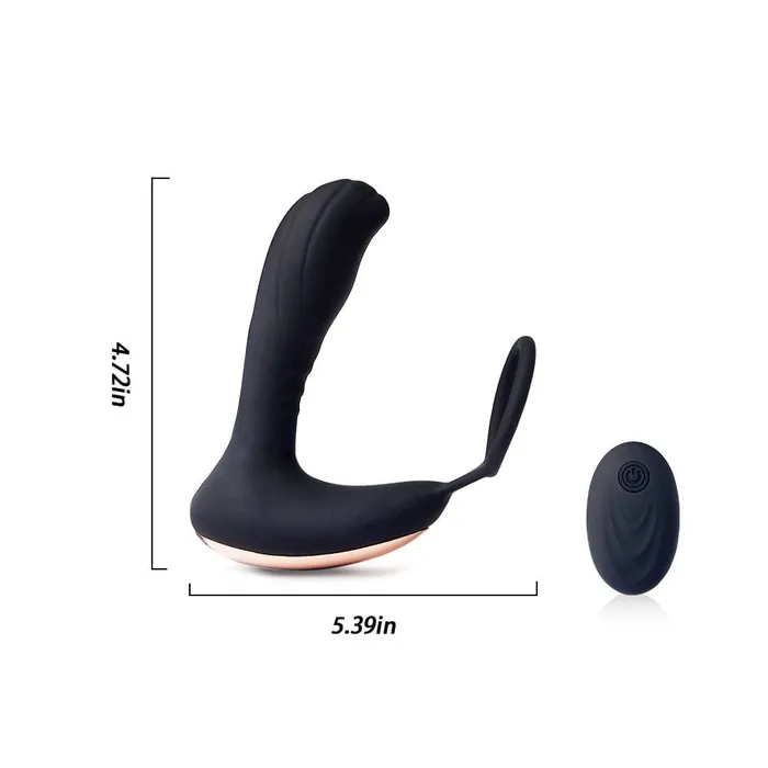 Male Sex Toys 7Frequency Vibration Prostate Stimulator Penis Ring With Remote Control ADLTOYFUN