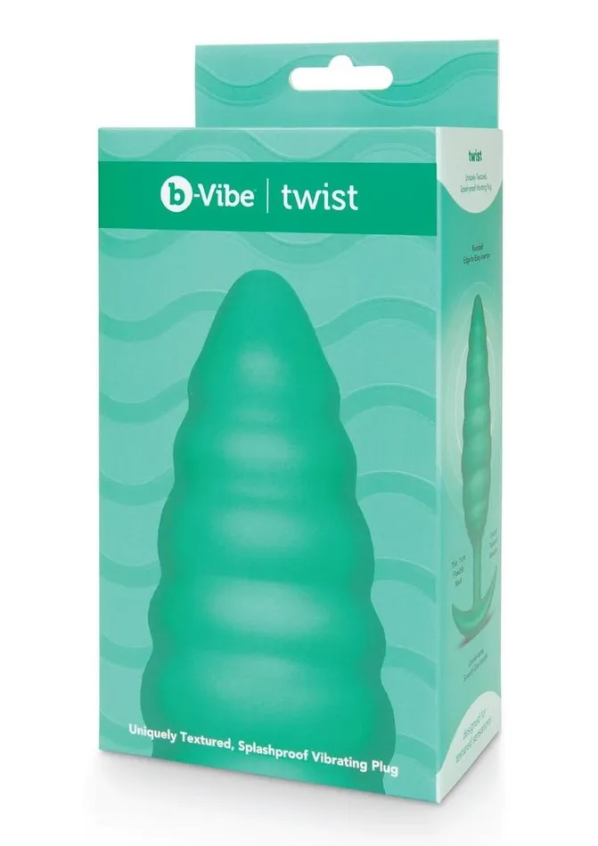 Male Sex Toys bVibe BVibe Twist Textured Rechargeable Silicone Anal Plug Male Sex Toys bVibe BVibe Twist Textured Rechargeable Silicone Anal Plug