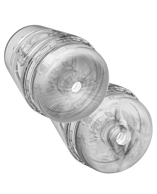 Male Sex Toys Doc Johnson Main Squeeze Pop Off Optix Clear Stroker