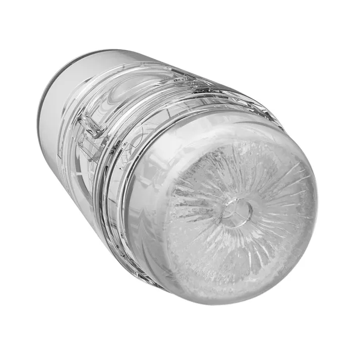 Male Sex Toys Doc Johnson Main Squeeze Pop Off Optix Clear Stroker