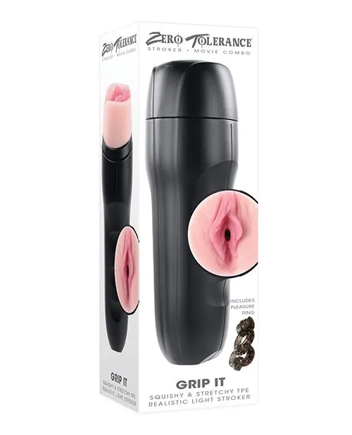 Male Sex Toys Evolved Novelties INC Zero Tolerance Grip It Vaginal Stroker Light