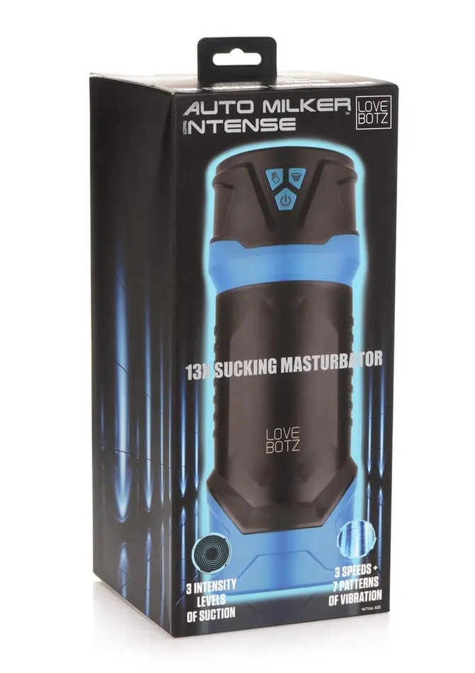 Male Sex Toys Lovebotz Lovebotz Auto Milker Intense Rechargeable Sucking Masturbator