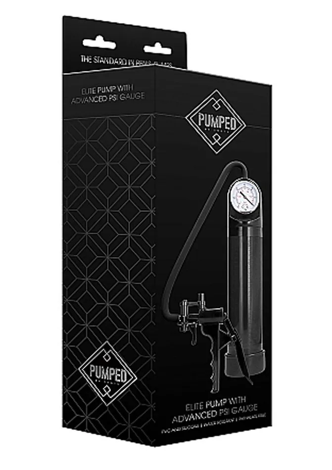 Male Sex Toys Pumped Pumped By Shots Elite Penis Pump with Advanced Psi Gauge Male Sex Toys Pumped Pumped By Shots Elite Penis Pump with Advanced Psi Gauge