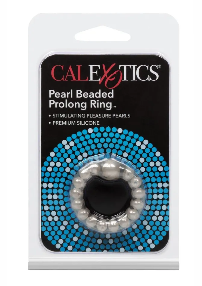 Male Sex Toys Rings Pearl Beaded Prolong Silicone Cock Ring