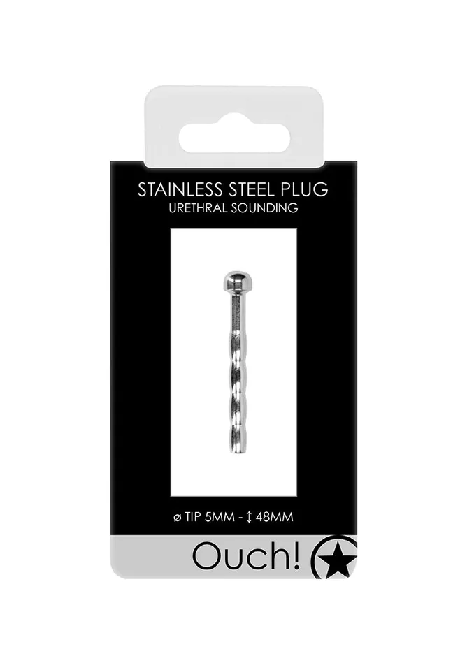 Male Sex Toys Shots America Urethral Sounding Metal Plug 5mm
