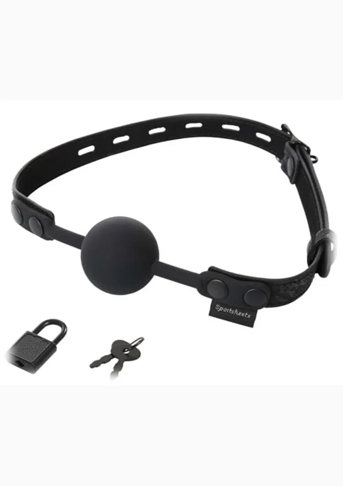 Male Sex Toys Sincerely Sincerely Locking Lace Ball Gag Silicone Male Sex Toys Sincerely Sincerely Locking Lace Ball Gag Silicone