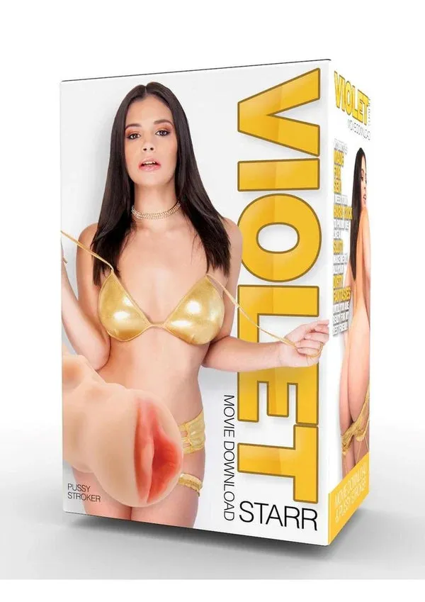 Male Sex Toys Star Stroker Violet Starr Porn Star Pussy Stroker 3D Packaging