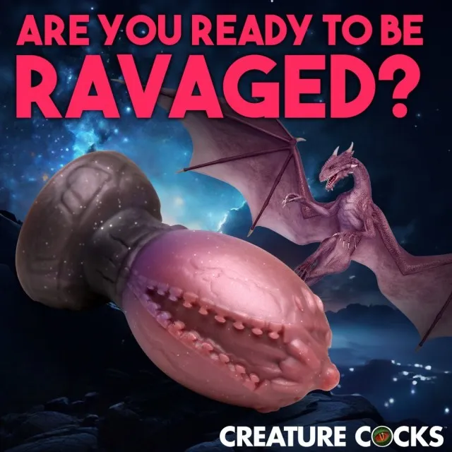 Male Sex Toys Xr LLC Creature Cocks Dragon Hatch Anal Plug XL