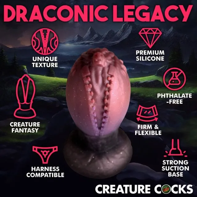 Male Sex Toys Xr LLC Creature Cocks Dragon Hatch Anal Plug XL