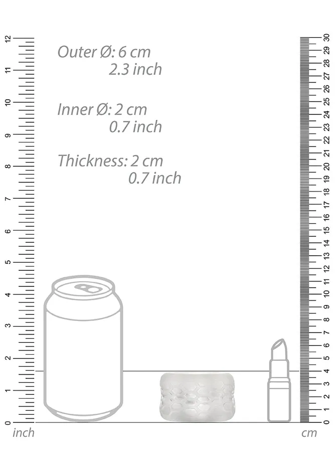 N0 94 Reversible Masturbator And Bumper Transparent Shots America Male Sex Toys