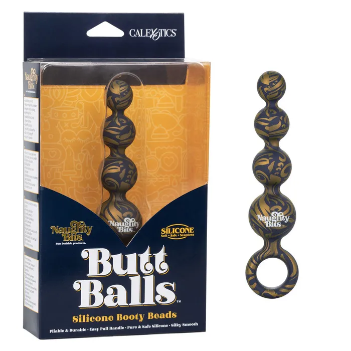 Naughty Bits Butt Balls Silicone Booty Beads CalExotics Anal