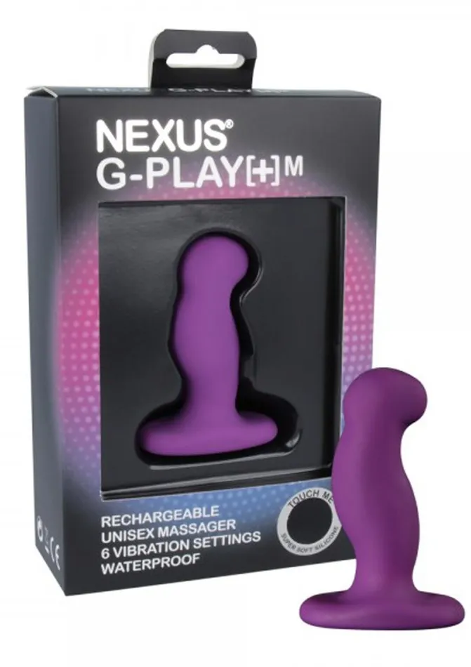 Nexus GPlayM Rechargeable Silicone GSpot and PSpot Vibrator Nexus Female Sex Toys Nexus GPlayM Rechargeable Silicone GSpot and PSpot Vibrator Nexus Female Sex Toys