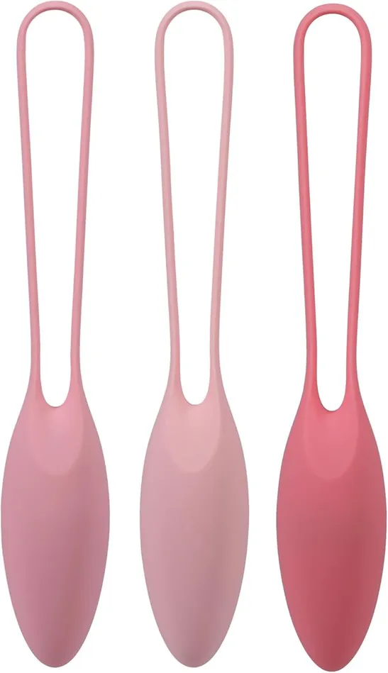 Nice and nasty Bz Female Sex Toys Doc Johnson Kegel Trainer Set in A Bag Three Silicone Kegel Trainers Nice and nasty Bz Female Sex Toys Doc Johnson Kegel Trainer Set in A Bag Three Silicone Kegel Trainers