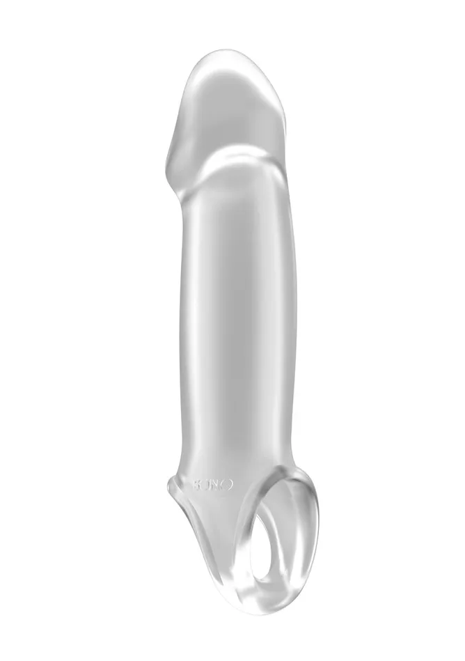 No33 Stretchy Penis Extension Translucent Shots America Male Sex Toys