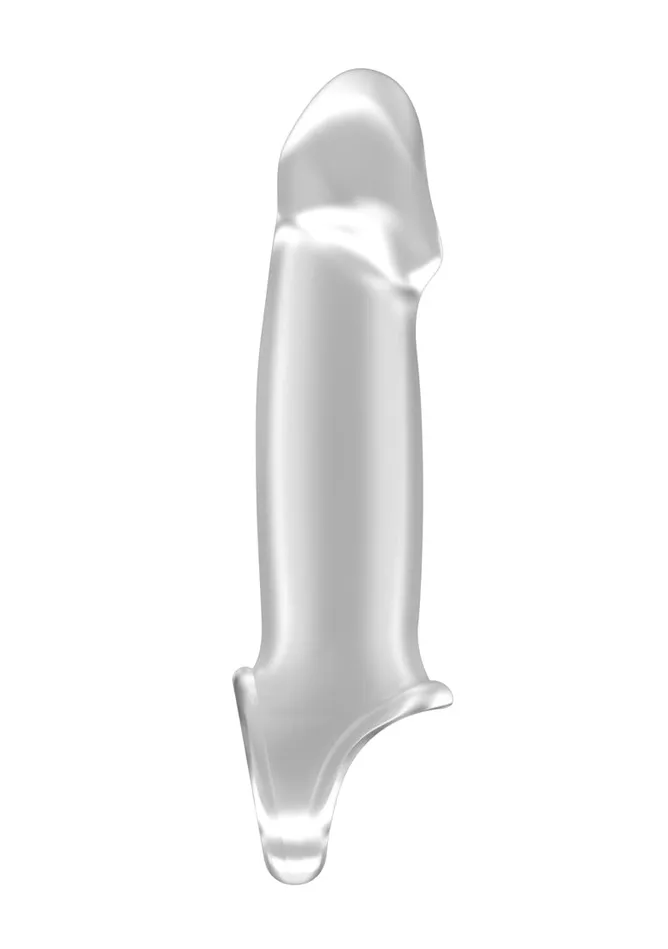No33 Stretchy Penis Extension Translucent Shots America Male Sex Toys