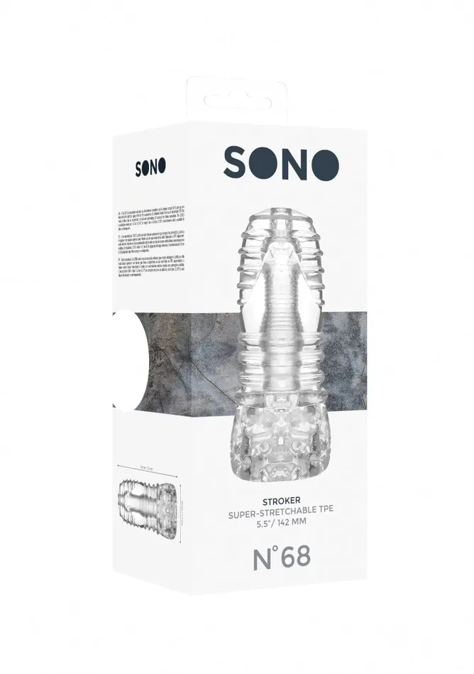 No 68 Stroker Translucent Shots America Male Sex Toys