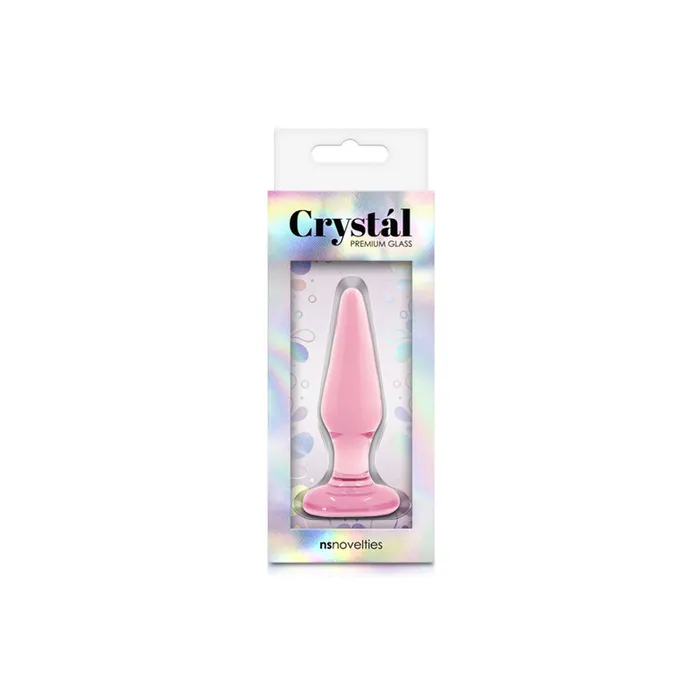 nsnovelties Crystal Premium Glass Tapered Butt Plug Anal