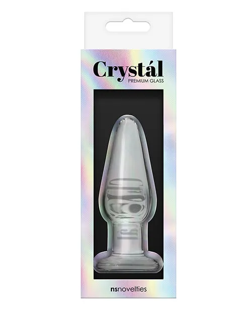 nsnovelties Crystal Premium Glass Tapered Butt Plug Anal