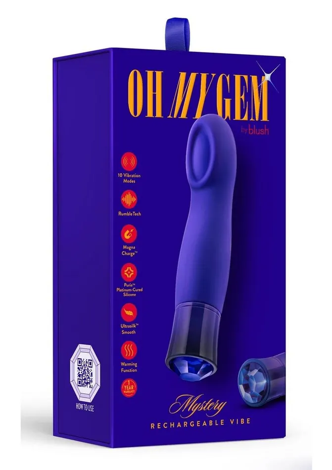 Oh My Gem Mystery Rechargeable Silicone GSpot Vibrator Oh My Gem Female Sex Toys Oh My Gem Mystery Rechargeable Silicone GSpot Vibrator Oh My Gem Female Sex Toys