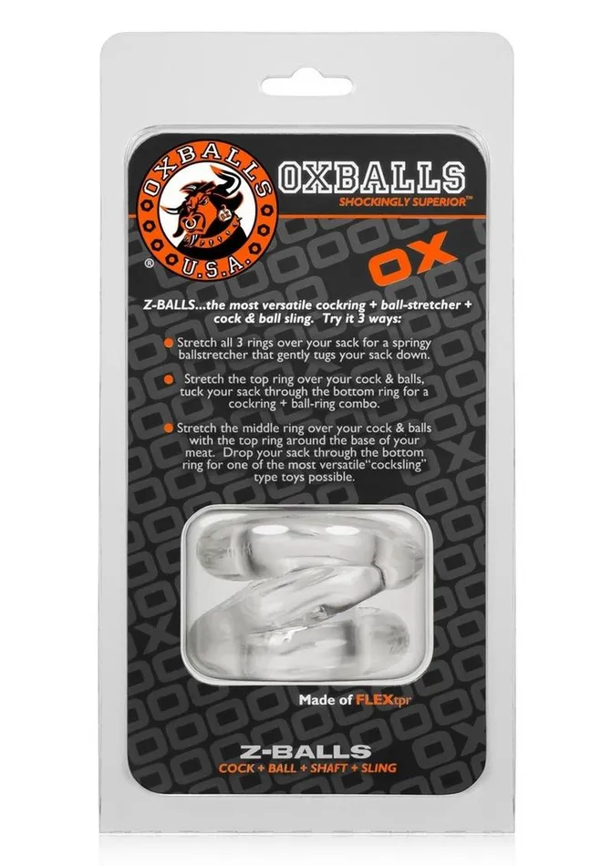 Oxballs Male Sex Toys Oxballs Atomic Jock ZBalls Cock Ring and Ball Stretcher Oxballs Male Sex Toys Oxballs Atomic Jock ZBalls Cock Ring and Ball Stretcher