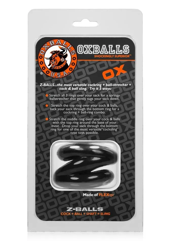Oxballs Male Sex Toys Oxballs Atomic Jock ZBalls Cock Ring and Ball Stretcher Oxballs Male Sex Toys Oxballs Atomic Jock ZBalls Cock Ring and Ball Stretcher
