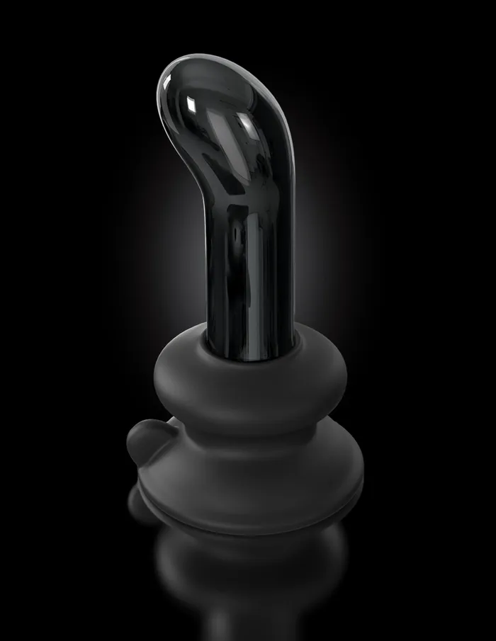 Pipedream Anal Icicles No 84 Hand Blown Glass Vibrating Butt Plug w Remote