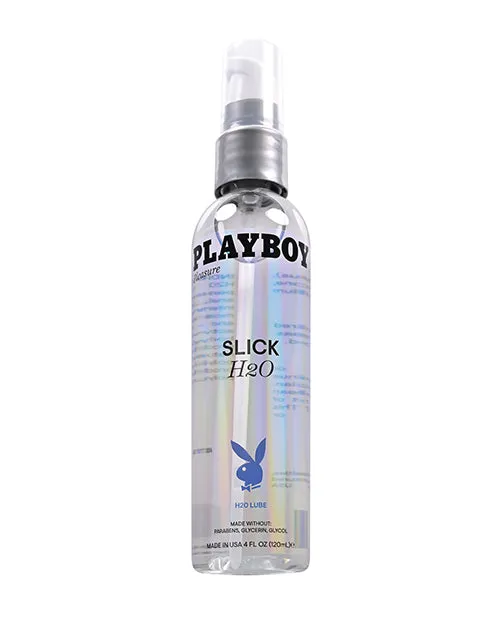 Playboy Pleasure Slick H2O Lubricant 4 oz Evolved Novelties INC Lubricants Playboy Pleasure Slick H2O Lubricant 4 oz Evolved Novelties INC Lubricants