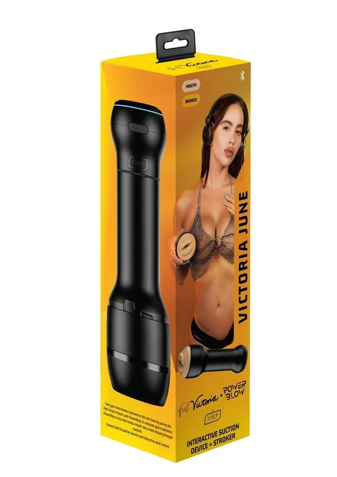 Powerblow and Feel Victoria June Stroker Kit Mouth Kiiroo Male Sex Toys