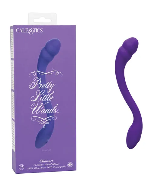 Pretty Little Wands Charmer Massager Purple California Exotic Novelties Vibrators Pretty Little Wands Charmer Massager Purple California Exotic Novelties Vibrators