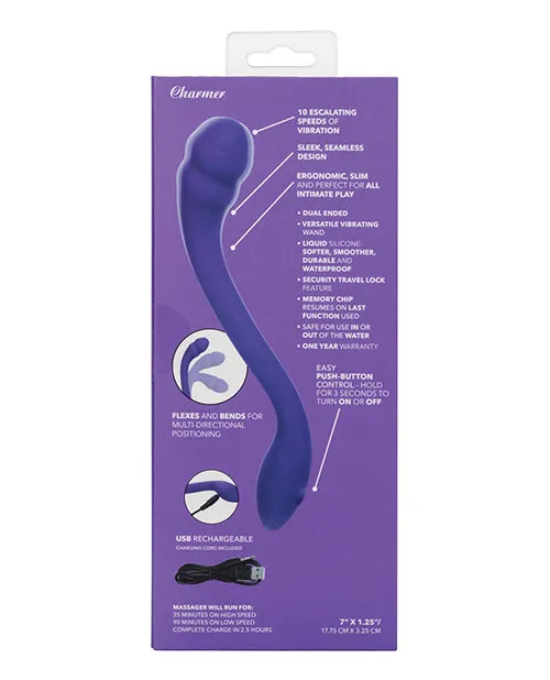 Pretty Little Wands Charmer Massager Purple California Exotic Novelties Vibrators