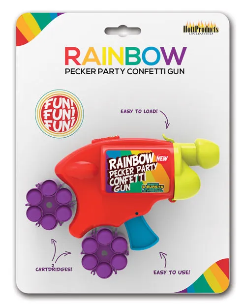 Rainbow Pecker Party Confetti Gun Hott Products Anal
