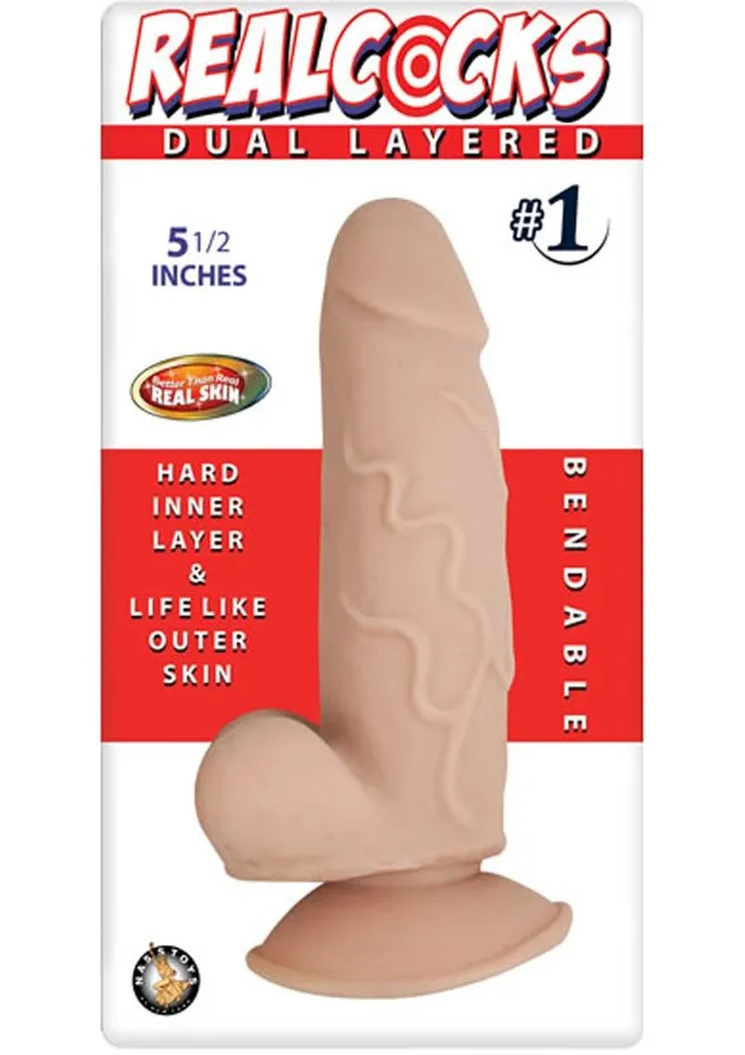 Realcocks Dual Layered 1 Bendable Dildo Realcocks Dildos Realcocks Dual Layered 1 Bendable Dildo Realcocks Dildos