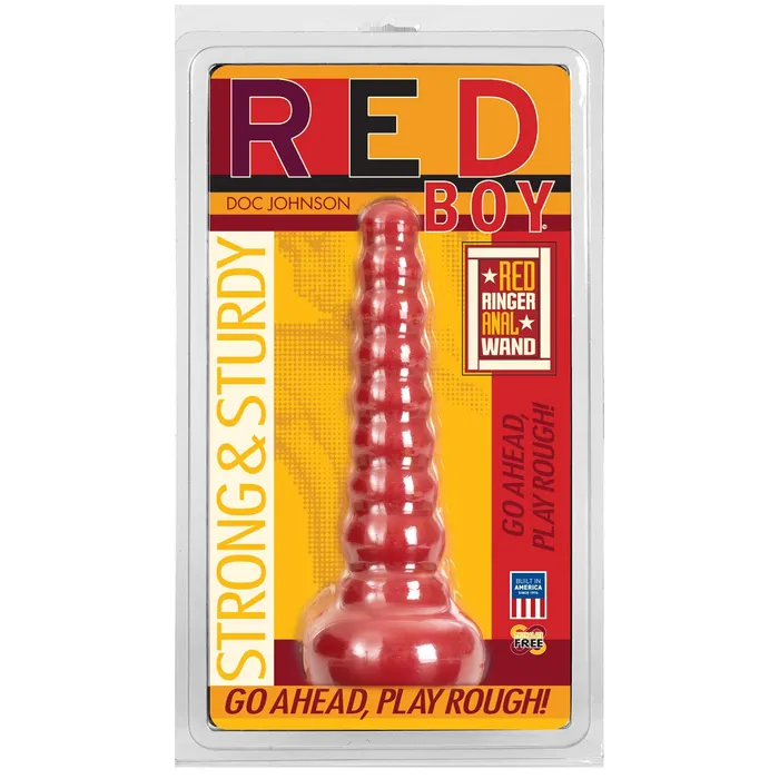 Red Boy Red Ringer Anal Wand Doc Johnson Anal