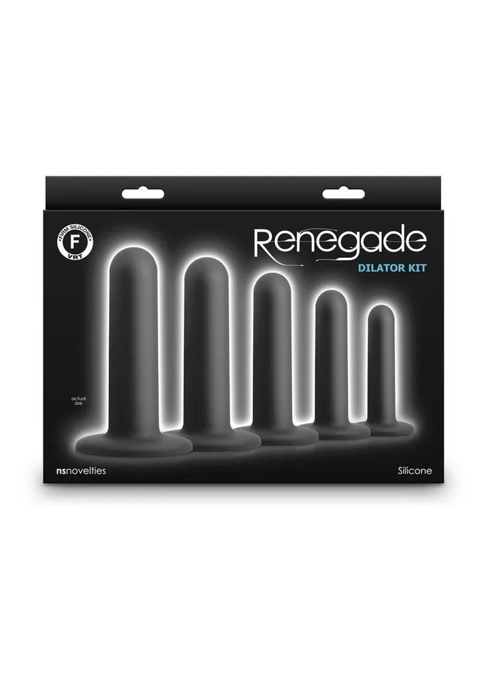 Renegade Male Sex Toys Renegade Dilator Kit Silicone Anal Plugs with Suction Cups Renegade Male Sex Toys Renegade Dilator Kit Silicone Anal Plugs with Suction Cups