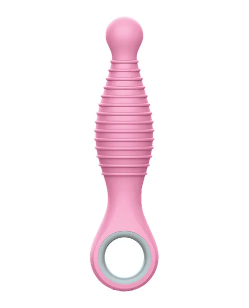 Rock Candy Toys LLC Vibrators Rock Candy Sweet Cheeks Tapered Anal Vibe Pink