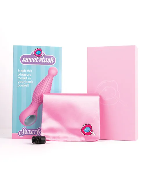 Rock Candy Toys LLC Vibrators Rock Candy Sweet Cheeks Tapered Anal Vibe Pink