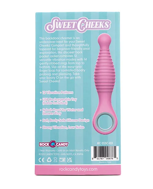 Rock Candy Toys LLC Vibrators Rock Candy Sweet Cheeks Tapered Anal Vibe Pink