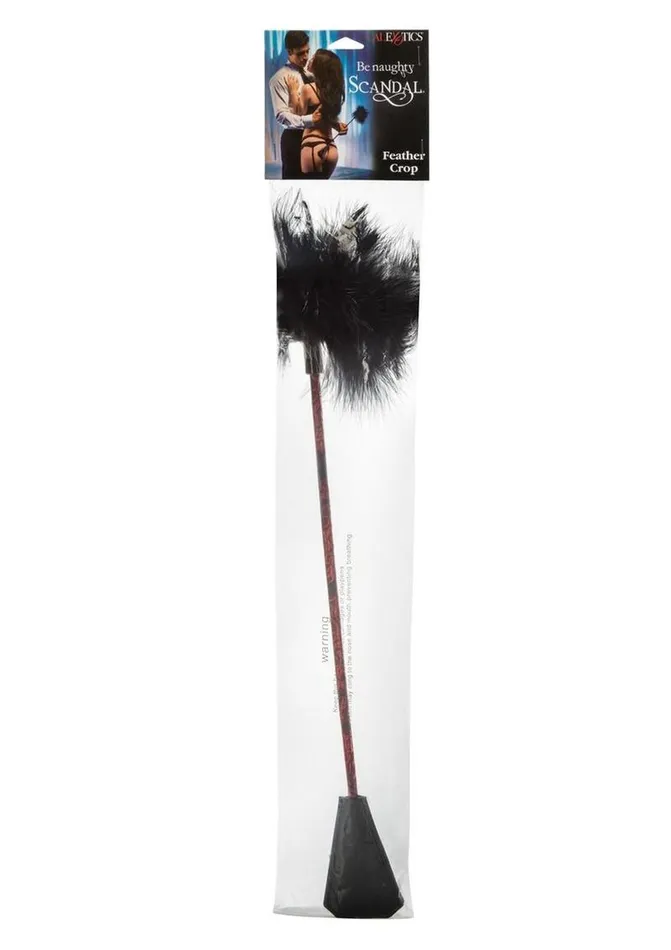 Scandal Scandal Be Naughty Feather Crop Vibrators Scandal Scandal Be Naughty Feather Crop Vibrators