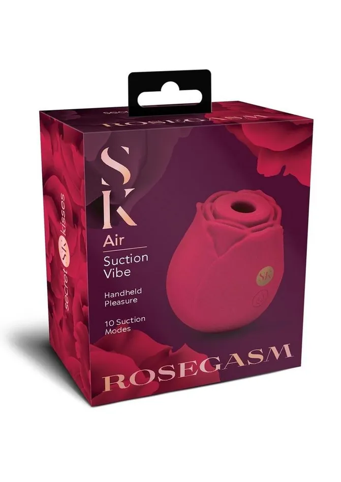 Secret Kisses Female Sex Toys Secret Kisses Rosegasm Air Rechargeable Silicone Clitoral Stimulator Secret Kisses Female Sex Toys Secret Kisses Rosegasm Air Rechargeable Silicone Clitoral Stimulator