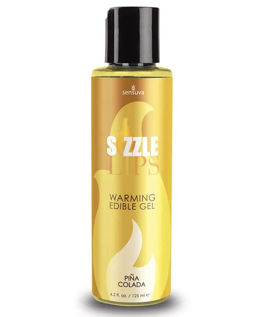 Sensuva Valencia Naturals Enhancers Sizzle Lips Warming Gel 42 oz Pina Colada Sensuva Valencia Naturals Enhancers Sizzle Lips Warming Gel 42 oz Pina Colada